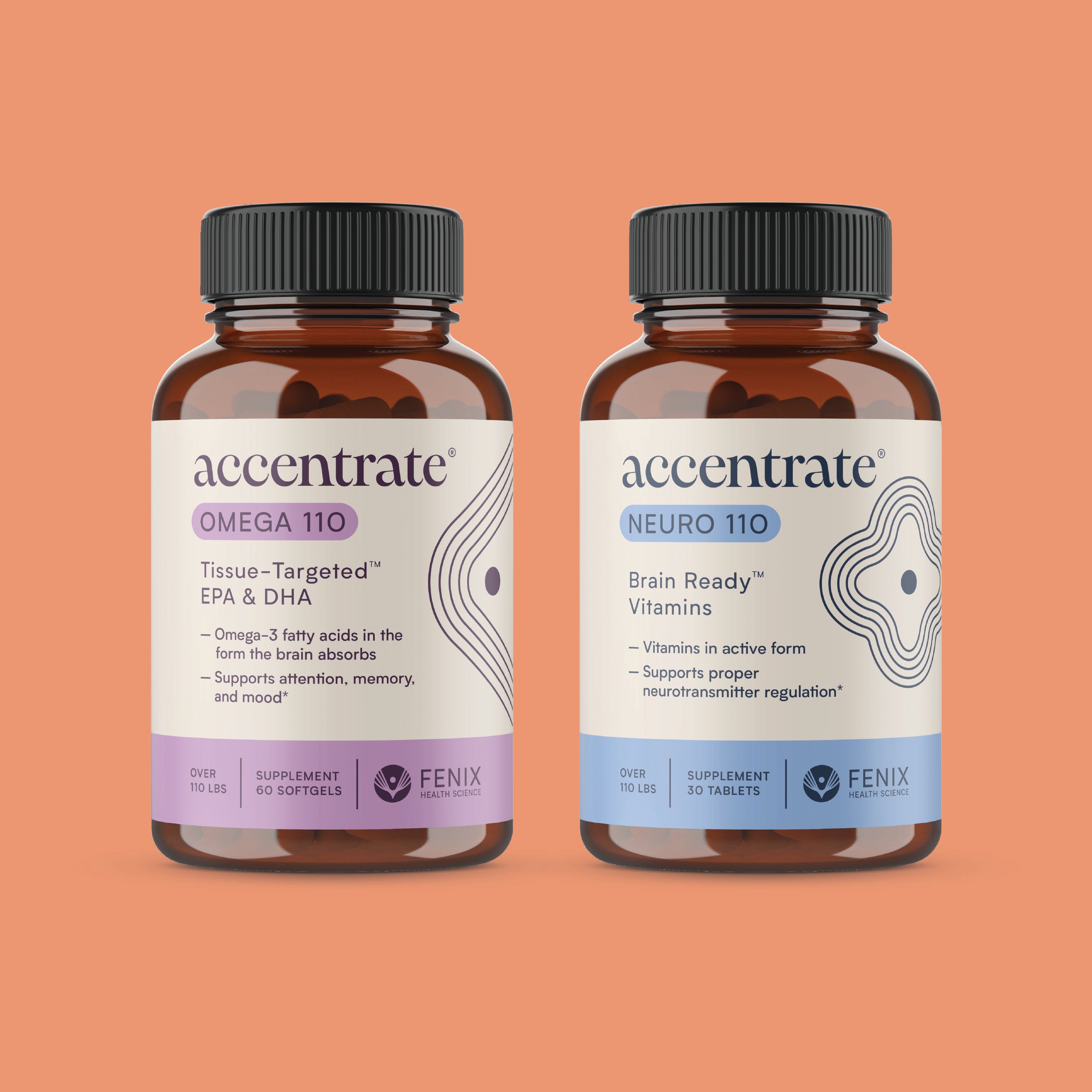Accentrate® Omega 110 & Neuro 110 Bundle