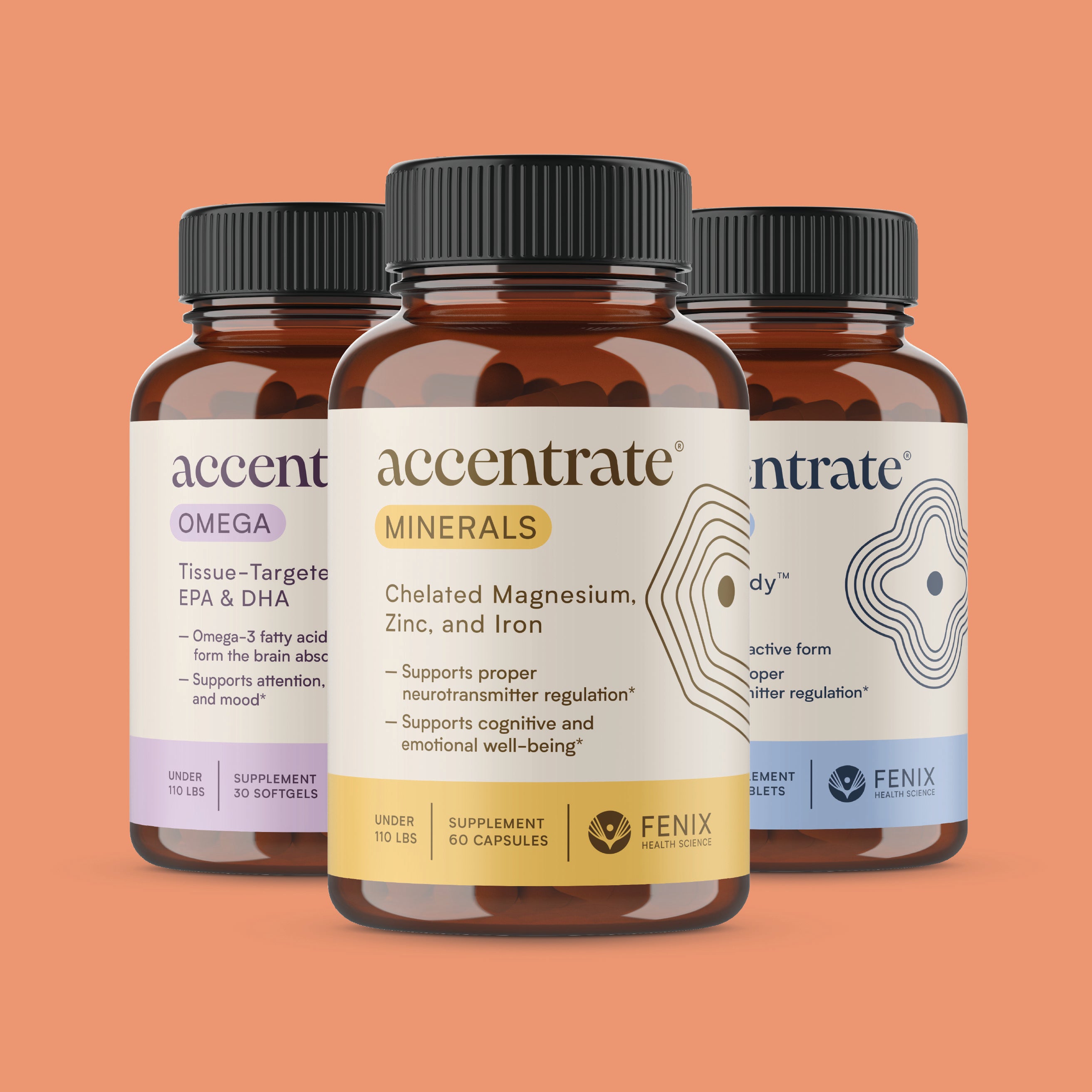 Accentrate® Omega, Neuro, & Minerals Bundle