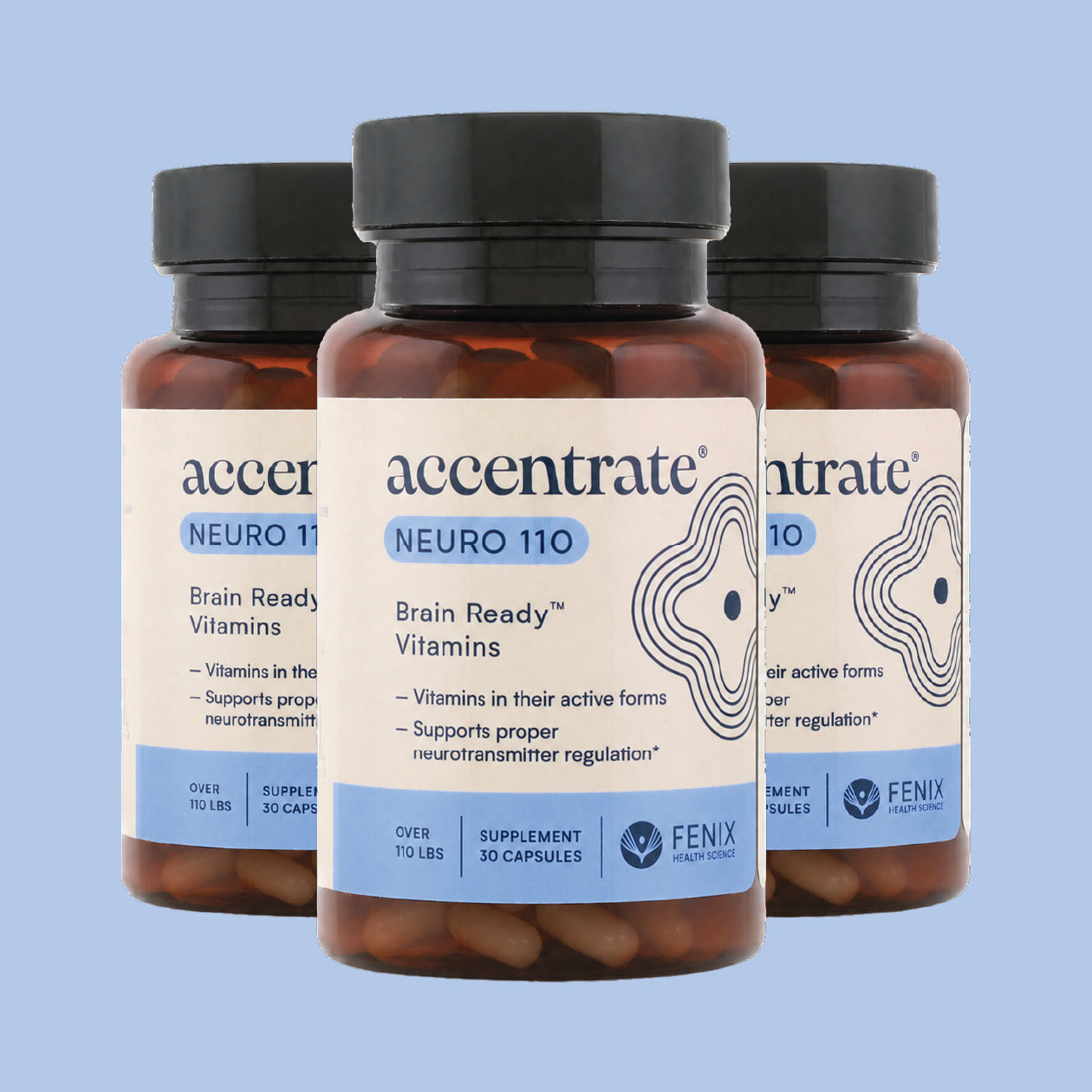 Accentrate® Neuro 110 Capsules Neuro Fenix Health Science 3 Month Supply